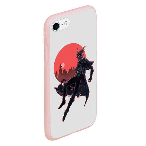 Чехол iPhone 7/8 матовый Hunter / 3D-Светло-розовый – фото 2