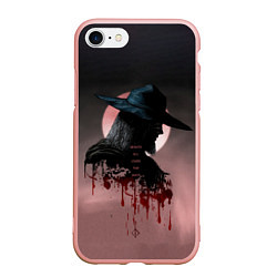 Чехол iPhone 7/8 матовый Blind Hunter, цвет: 3D-светло-розовый