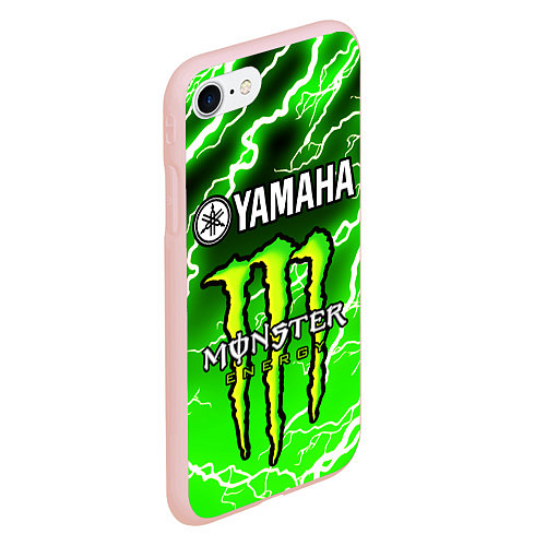 Чехол iPhone 7/8 матовый YAMAHA X MONSTER SPORT / 3D-Светло-розовый – фото 2