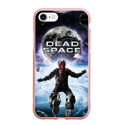 Чехол iPhone 7/8 матовый Айзек в мертвом космосе, цвет: 3D-светло-розовый