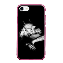 Чехол iPhone 7/8 матовый Кейт Флинт, цвет: 3D-малиновый
