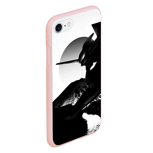 Чехол iPhone 7/8 матовый ЗАКАТ ЕВАНГЕЛИОН / 3D-Светло-розовый – фото 2