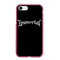 Чехол iPhone 7/8 матовый Immortal, цвет: 3D-малиновый