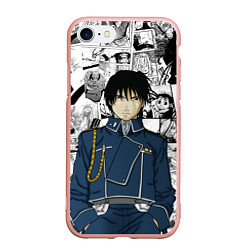 Чехол iPhone 7/8 матовый Полковник Мустанг, цвет: 3D-светло-розовый