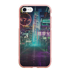 Чехол iPhone 7/8 матовый Neon Tokyo