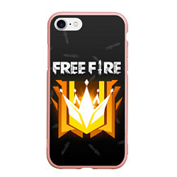 Чехол iPhone 7/8 матовый Free Fire Фри фаер