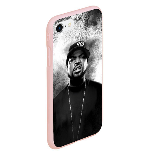 Чехол iPhone 7/8 матовый Ice Cube Айс Куб Z / 3D-Светло-розовый – фото 2