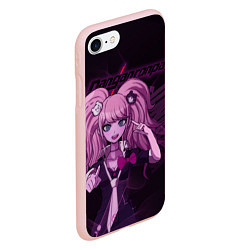 Чехол iPhone 7/8 матовый Джунко Эношима Данганронпа, цвет: 3D-светло-розовый — фото 2