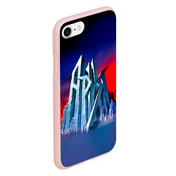 Чехол iPhone 7/8 матовый Ария - Мания величия, цвет: 3D-светло-розовый — фото 2