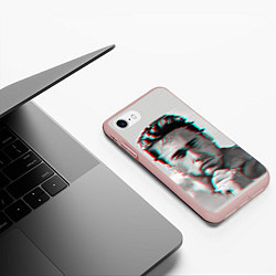 Чехол iPhone 7/8 матовый Billie Herrington Gachimuchi, цвет: 3D-светло-розовый — фото 2