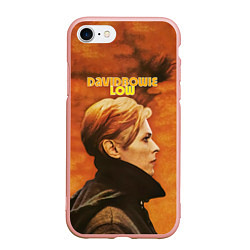 Чехол iPhone 7/8 матовый Low - David Bowie, цвет: 3D-светло-розовый