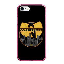 Чехол iPhone 7/8 матовый WU-TANG CLAN, цвет: 3D-малиновый