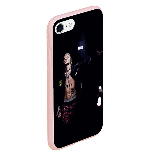 Чехол iPhone 7/8 матовый Фараон на концерте / 3D-Светло-розовый – фото 2