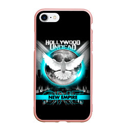 Чехол iPhone 7/8 матовый New Empire, Vol 1 - Hollywood Undead, цвет: 3D-светло-розовый