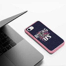 Чехол iPhone 7/8 матовый Among Us Амонг Ас Z, цвет: 3D-баблгам — фото 2