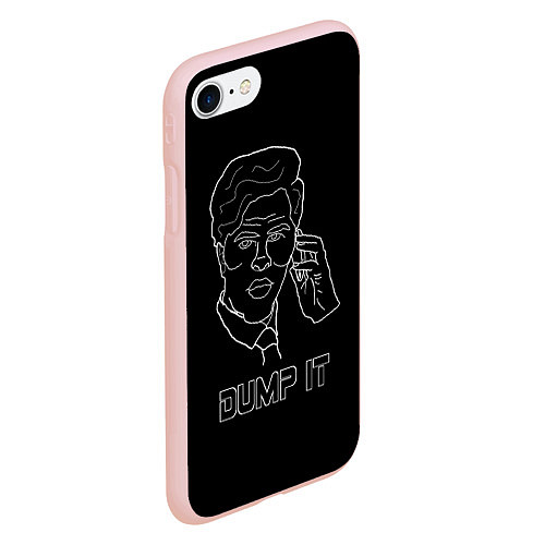 Чехол iPhone 7/8 матовый Богданов Dump It / 3D-Светло-розовый – фото 2