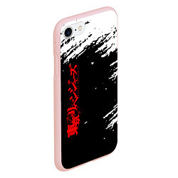Чехол iPhone 7/8 матовый Токийские мстители, цвет: 3D-светло-розовый — фото 2