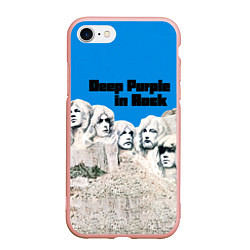 Чехол iPhone 7/8 матовый Deep Purple in Rock, цвет: 3D-светло-розовый