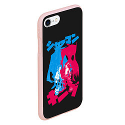 Чехол iPhone 7/8 матовый Шаманы в деле, цвет: 3D-светло-розовый — фото 2