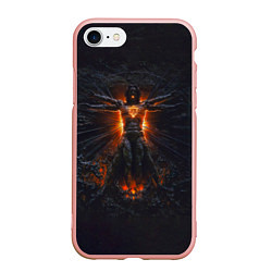 Чехол iPhone 7/8 матовый Clayman - In Flames