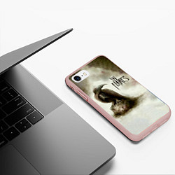 Чехол iPhone 7/8 матовый Sounds of a Playground Fading, цвет: 3D-светло-розовый — фото 2