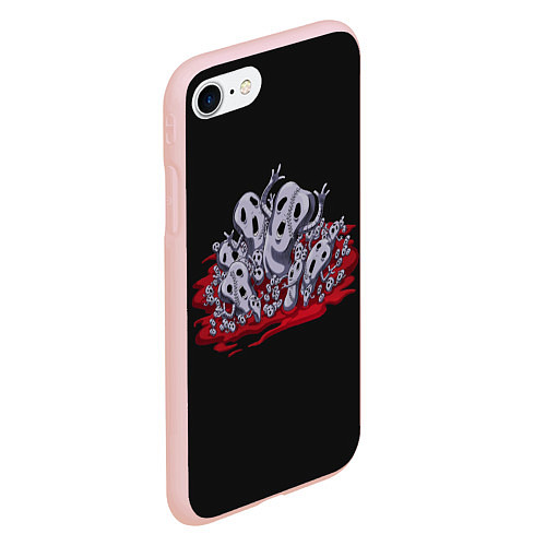 Чехол iPhone 7/8 матовый Metallica Jo Jo / 3D-Светло-розовый – фото 2