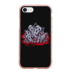 Чехол iPhone 7/8 матовый Metallica Jo Jo, цвет: 3D-светло-розовый