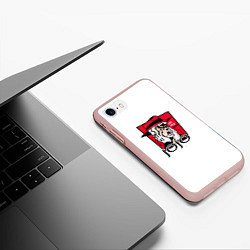Чехол iPhone 7/8 матовый Oh my God Joseph, цвет: 3D-светло-розовый — фото 2
