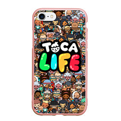 Чехол iPhone 7/8 матовый Toca Life