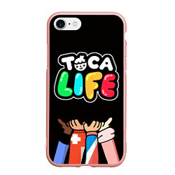 Чехол iPhone 7/8 матовый Toca Life: Friends