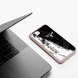 Чехол iPhone 7/8 матовый ТОКИЙСКИЕ МСТИТЕЛИ WALHALLA КЛАН, цвет: 3D-светло-розовый — фото 2