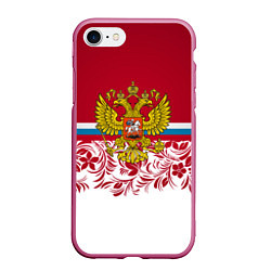 Чехол iPhone 7/8 матовый Российский герб