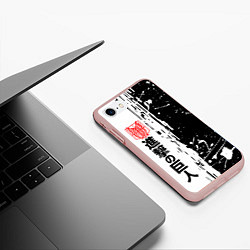 Чехол iPhone 7/8 матовый РАЗВЕД КОРПУС АТАКА ТИТАНОВ, цвет: 3D-светло-розовый — фото 2