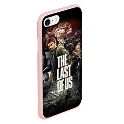 Чехол iPhone 7/8 матовый THE LAST OF US ЩЕЛКУНЫ, цвет: 3D-светло-розовый — фото 2