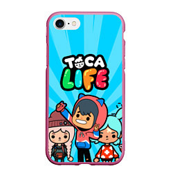 Чехол iPhone 7/8 матовый Toca Life: Friends