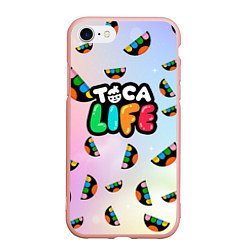 Чехол iPhone 7/8 матовый Toca Life: Smile Logo