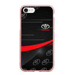 Чехол iPhone 7/8 матовый ТОЙОТА TOYOTA RED LINES