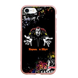 Чехол iPhone 7/8 матовый Лого рок групп