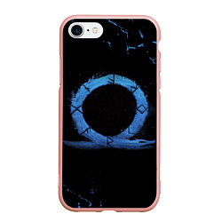 Чехол iPhone 7/8 матовый GOD OF WAR LOGO ЭМБЛЕМА РАГНАРЁК