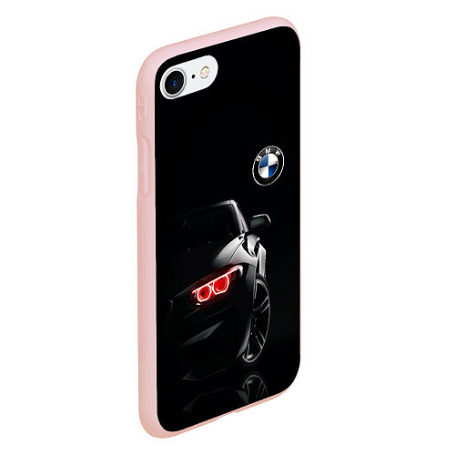 Чехол iPhone 7/8 матовый BMW МИНИМЛ / 3D-Светло-розовый – фото 2