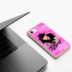 Чехол iPhone 7/8 матовый Egor KreedЕгор Крид, цвет: 3D-светло-розовый — фото 2