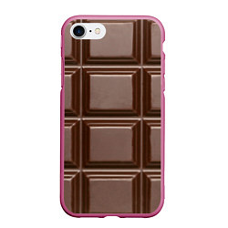 Чехол iPhone 7/8 матовый Шоколадная плитка