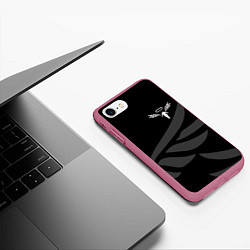 Чехол iPhone 7/8 матовый WALHALLA TEAM LOGO ТОКИЙСКИЕ МСТИТЕЛИ, цвет: 3D-малиновый — фото 2