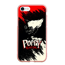 Чехол iPhone 7/8 матовый Poppy Playtime: Red & Black