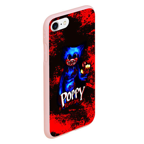 Чехол iPhone 7/8 матовый Poppy Playtime: Bloodrage / 3D-Светло-розовый – фото 2