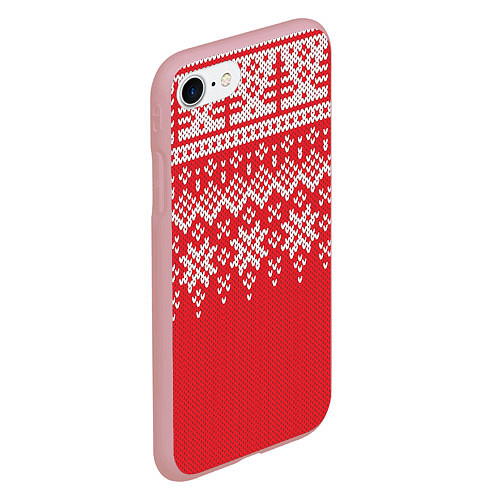 Чехол iPhone 7/8 матовый Knitted Pattern / 3D-Баблгам – фото 2