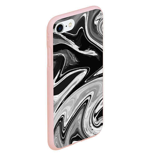 Чехол iPhone 7/8 матовый Abstraction vanguard / 3D-Светло-розовый – фото 2