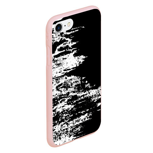 Чехол iPhone 7/8 матовый Abstraction pattern 2022 vanguard / 3D-Светло-розовый – фото 2