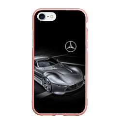 Чехол iPhone 7/8 матовый Mercedes-Benz motorsport black