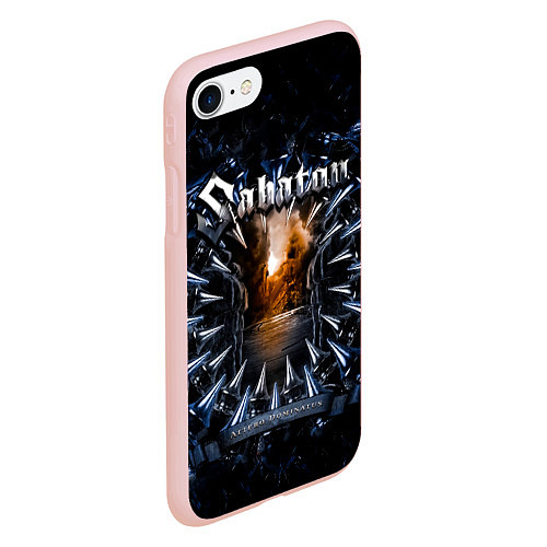 Чехол iPhone 7/8 матовый Attero Dominatus - Sabaton / 3D-Светло-розовый – фото 2